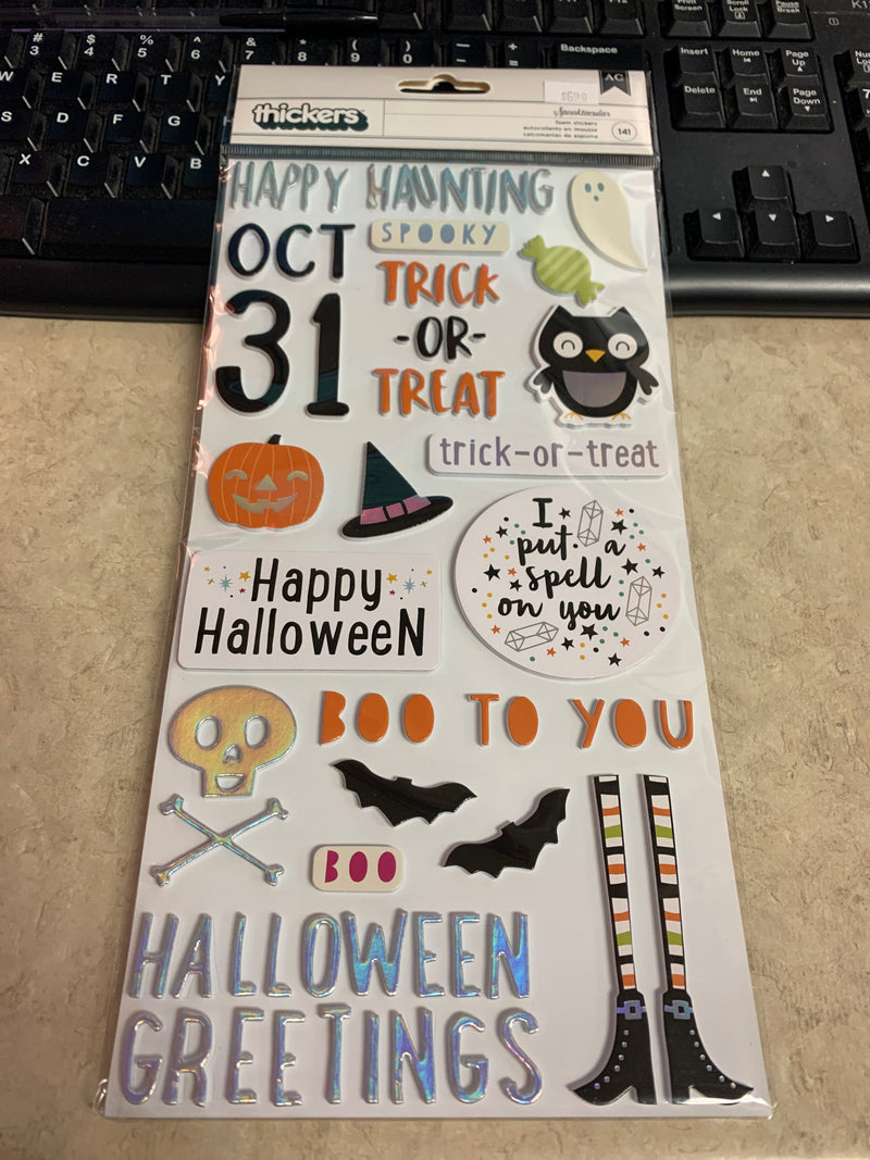 Spooktacular - Foam Stickers - Thickers