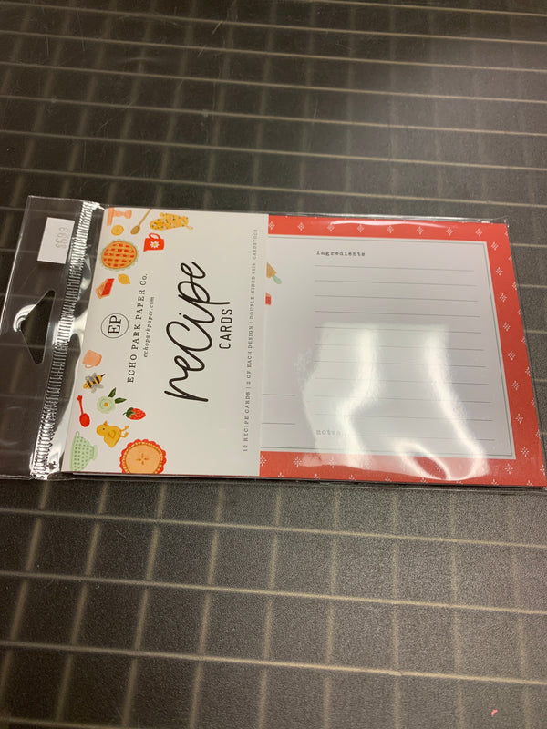 Homemade  -  Recipe Cards - 12 Cards