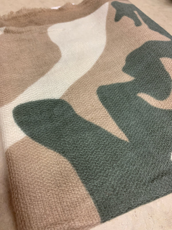 Camo Tan Scarf