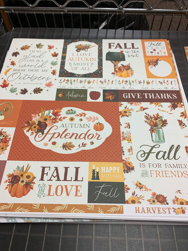 Multi Journaling Cards - Harvest