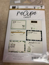 Home Again -  Recipe Cards