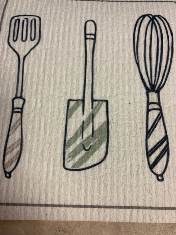 Utensil Sponge Cloth - Swedish Dish Cloth