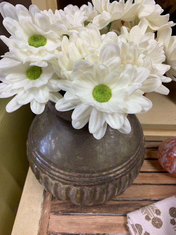 White Real Touch Daisy Bundle - 10 inch