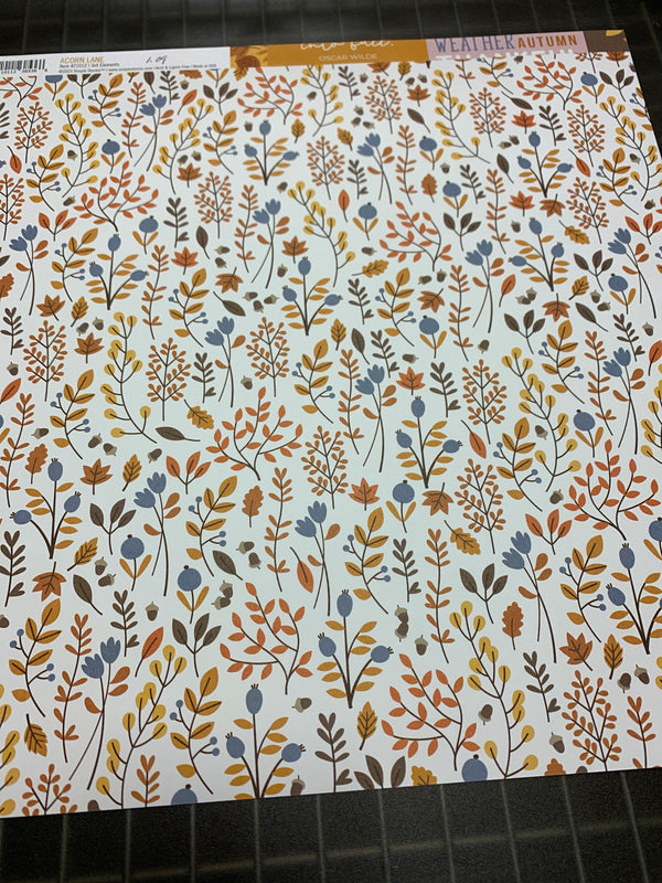 Acorn Lane  - 3x4 Element Paper