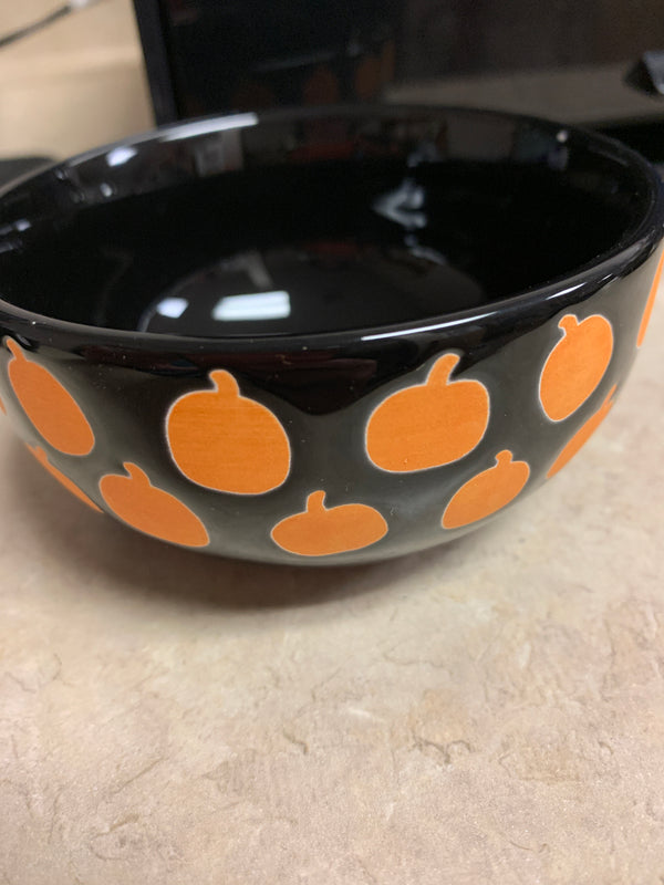 Happy Halloween Pumpkin Dip Bowl