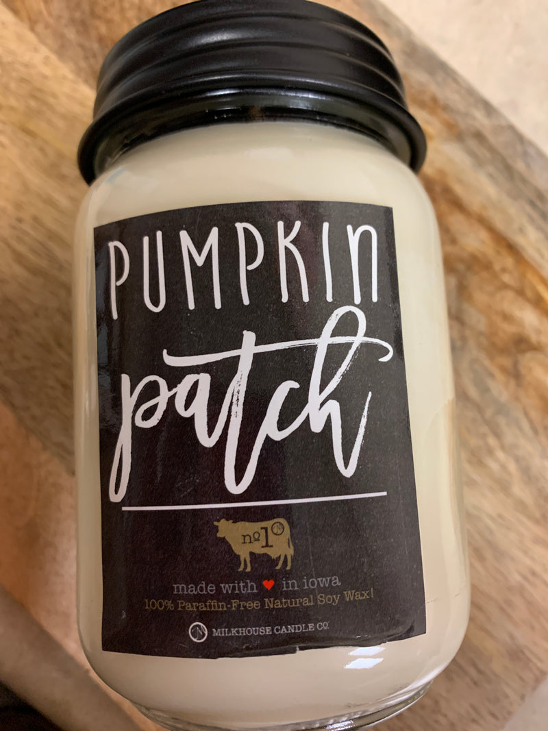 Pumpkin Patch - Farmhouse Mason Jar - 13oz