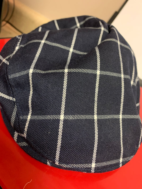 Blue and White Golf Hat