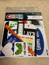 Gamer - Cardstock Ephemera - 30 pieces