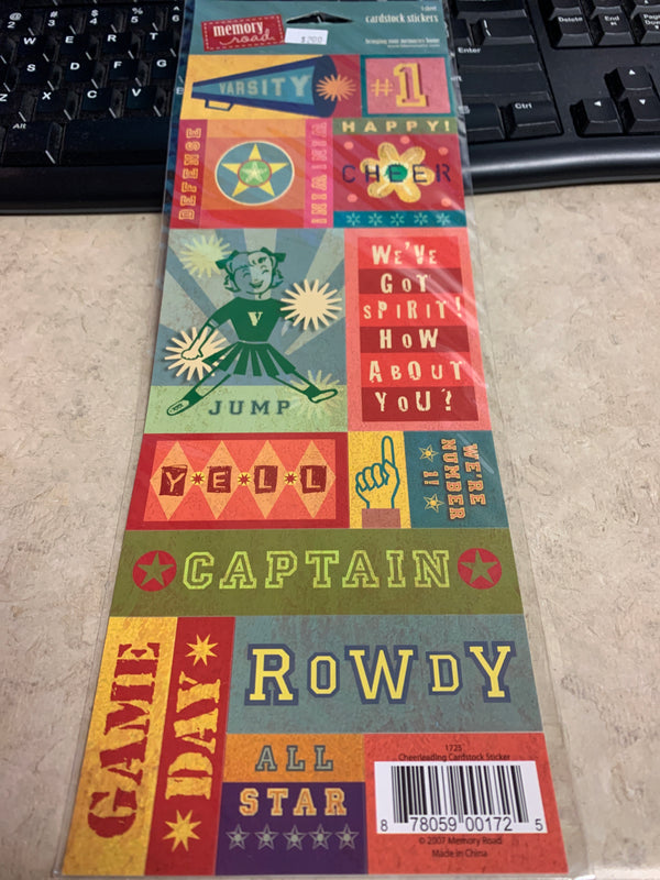 Cardstock Stickers - Memory Road