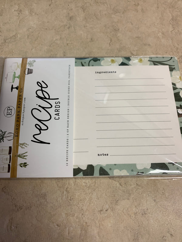 Home Again -  Recipe Cards