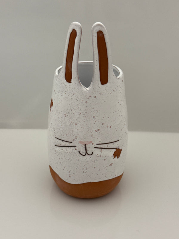 Bunny Terracotta Vase