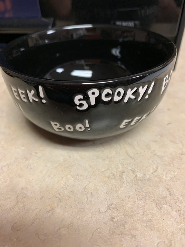 Happy Halloween Word Dip Bowl