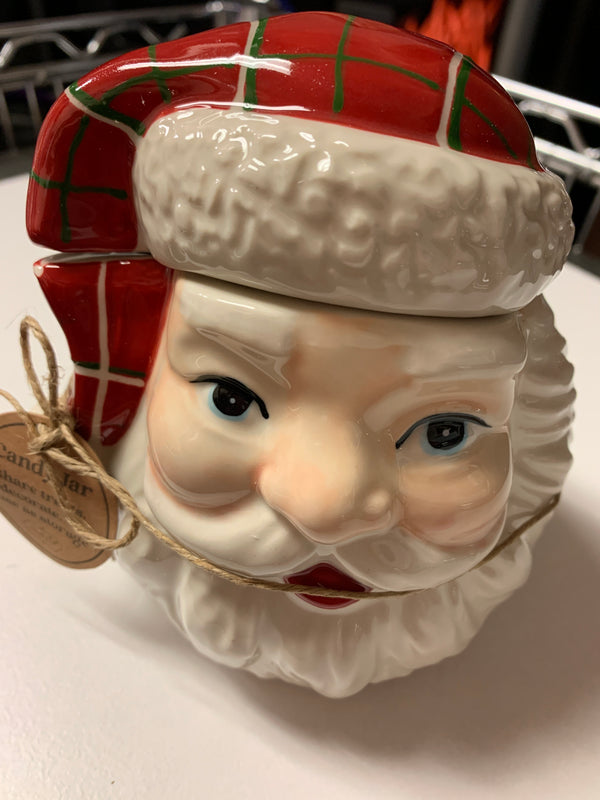 Santa Mini Xmas Candy Jar