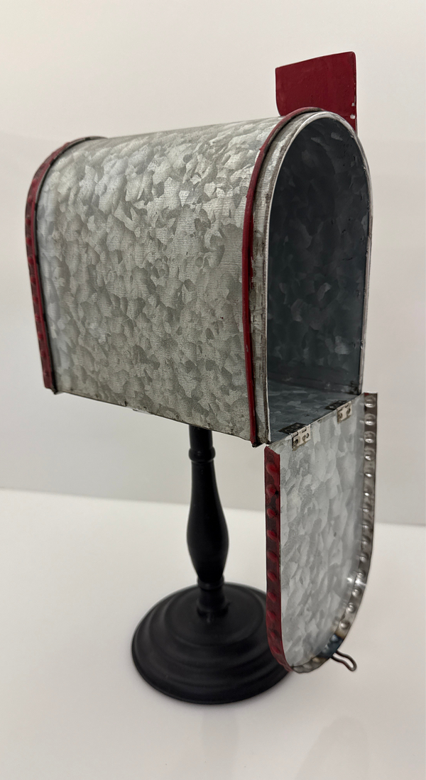 Galvanized Metal Post Office Box