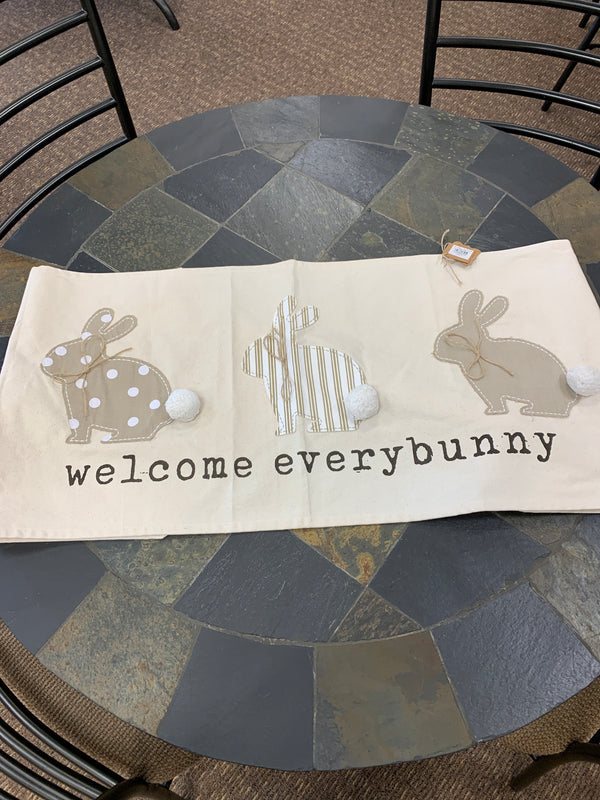Bunny Table Runner - Welcome Every Bunny