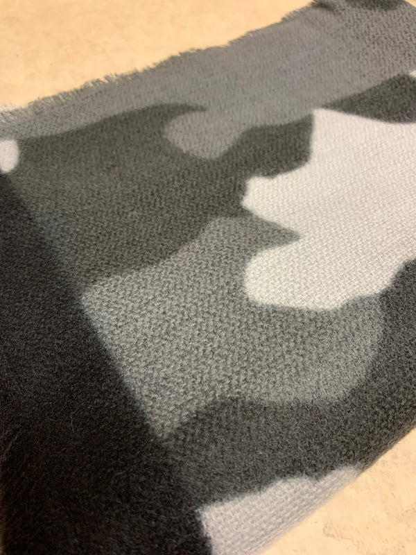 Camo Black Scarf