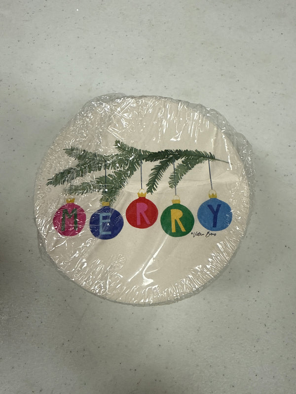 Merry Branch Round Single Tile Coasters Set of 6