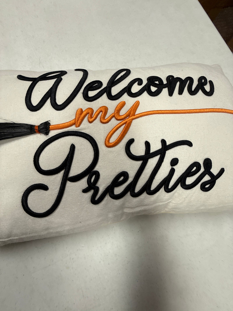Welcome My Pretties - Rectangle Pillow - 19 inch