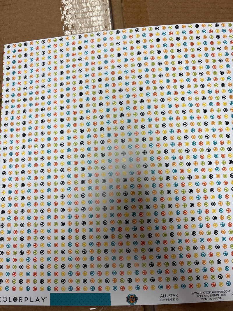 All Star - 12x12 Scrapbook Paper