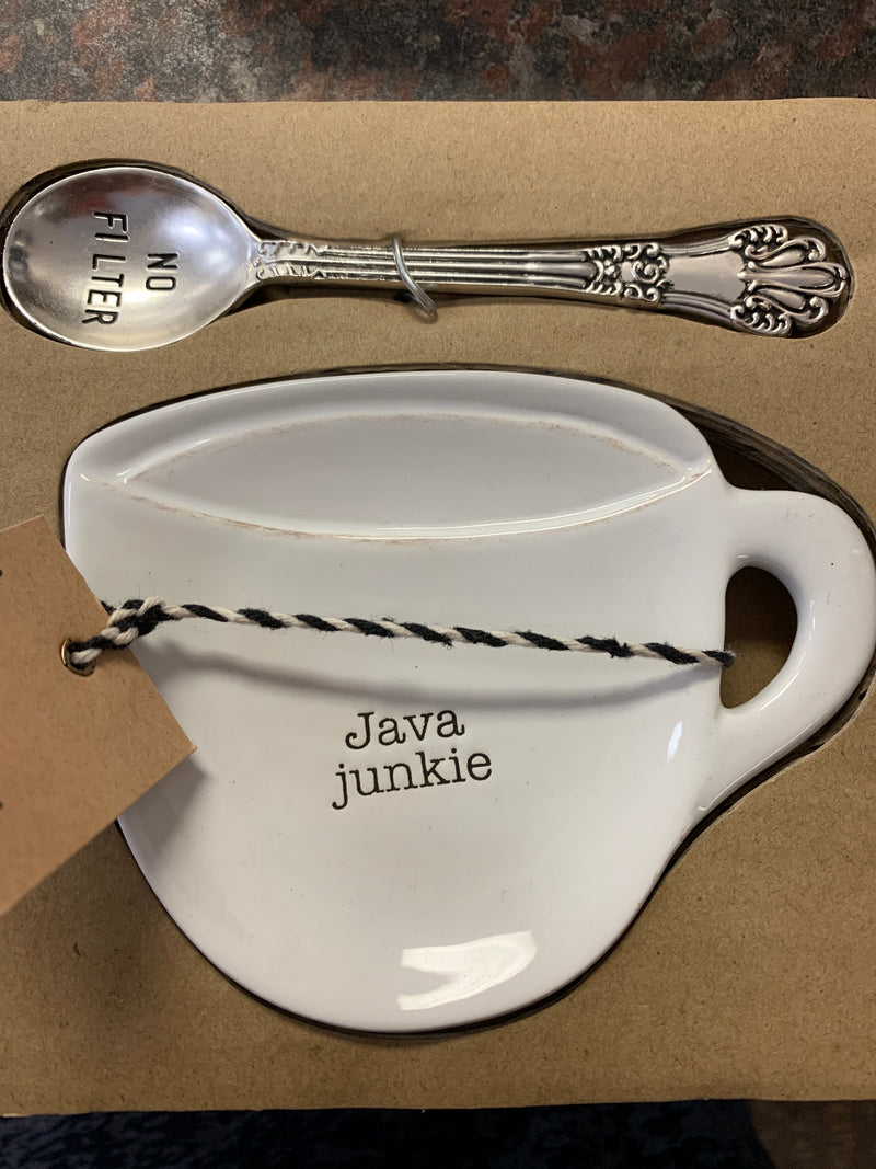 Java Coffee Spoon Rest Set