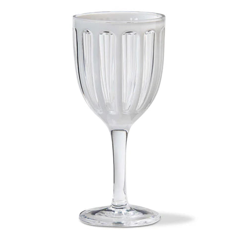 Villa Acrylic All Purpose Wine White  - Drink Glasses