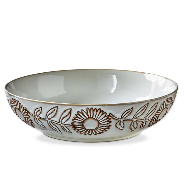 Lavender & Honey Flower Serving Bowl