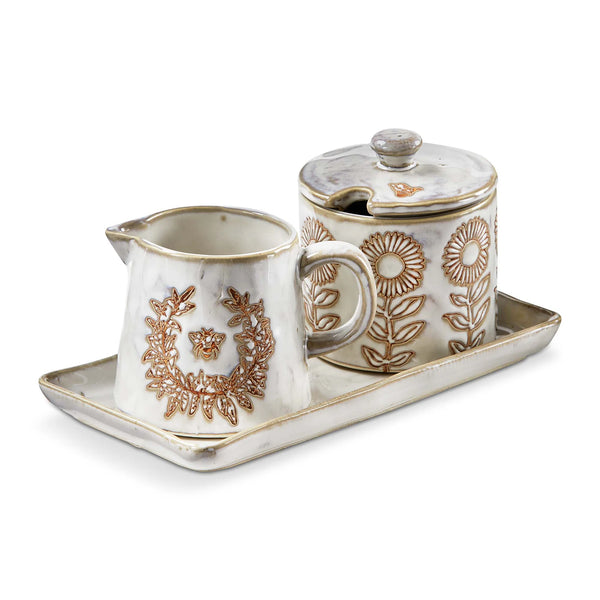 Lavender & Honey Cream and Sugar Set