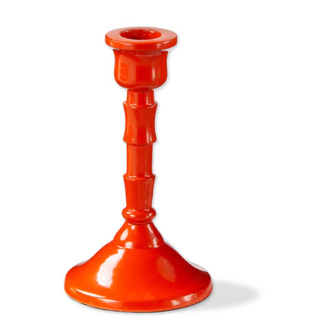 Zahra Taper Holder - Small Orange