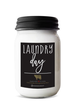 Laundry Day Mason Jar Candle
