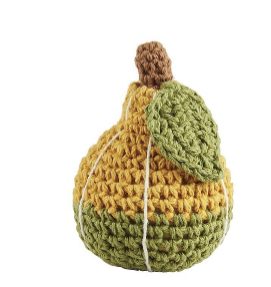Mini Crochet Two Toned  Gourd