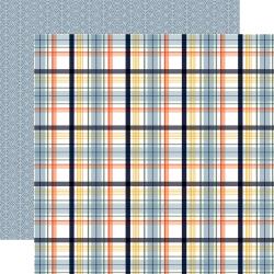 Share Your Light Plaid - Firefly - 12x12 paper