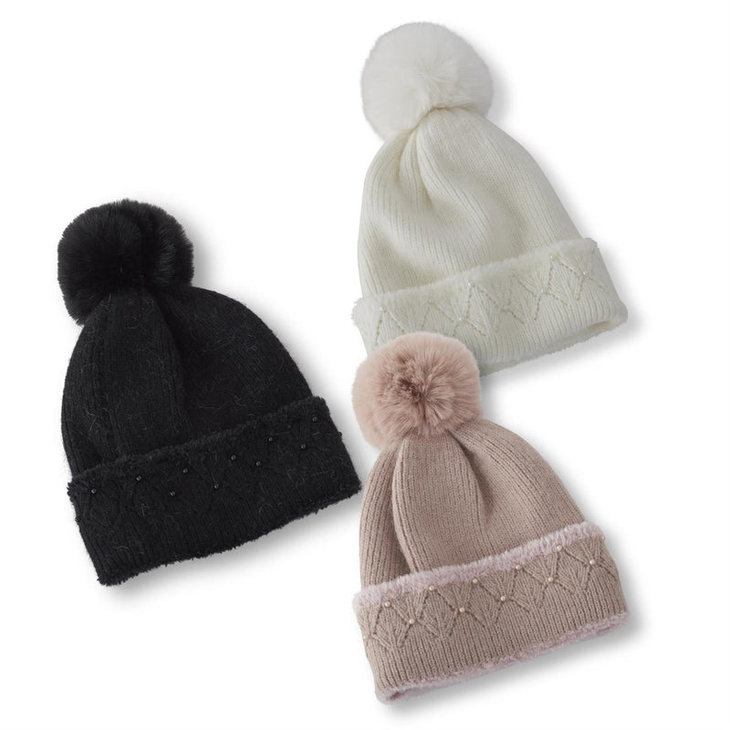 Black Pearl Stocking Hat