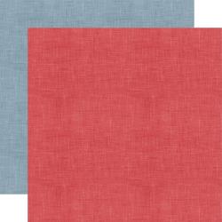 Red/Denim  - Yankee Doodle 12x12 Paper