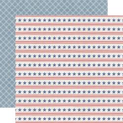 Stars and Stripes Forever - Yankee Doodle 12x12 Paper