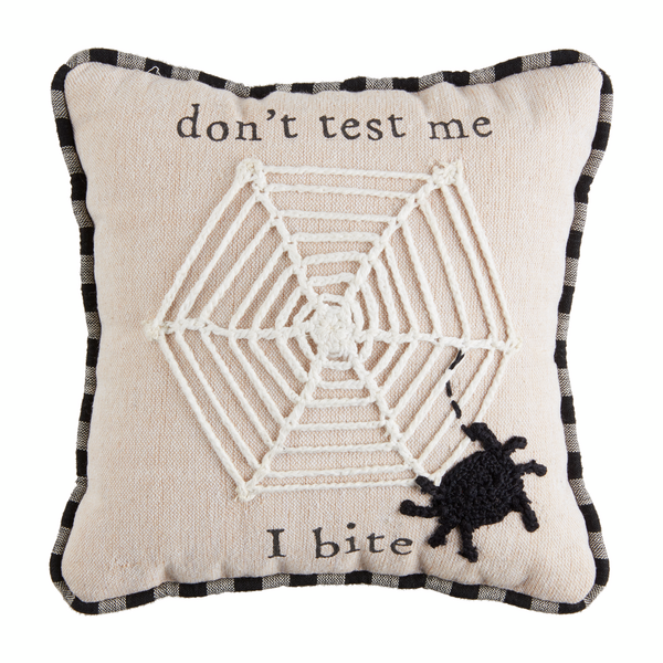 Bite Me Mini Halloween Pillow