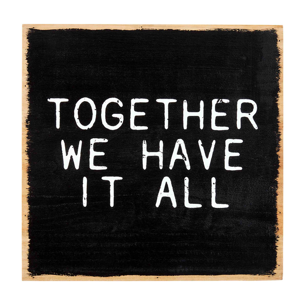 Together Circa Wood Plaque