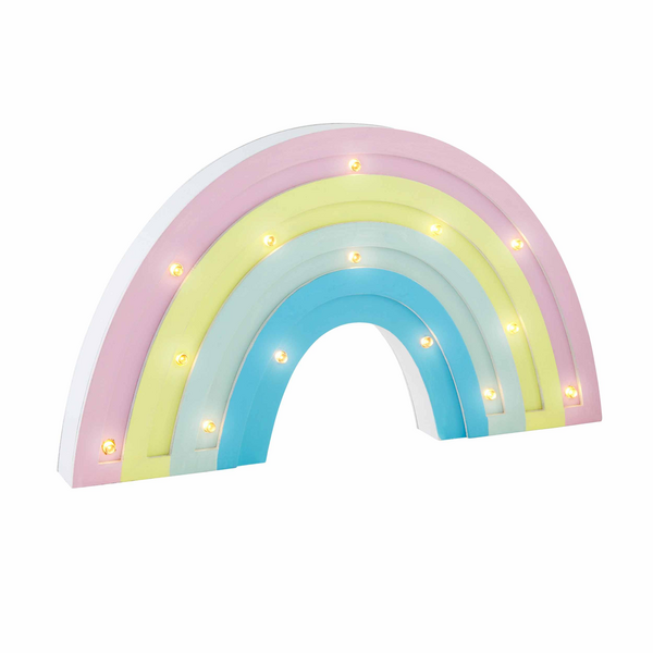 Rainbow Wood Night Light