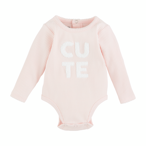 Cute Crawler Set  - Pink - 6-9month