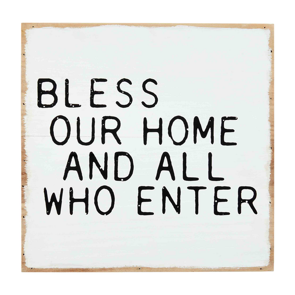 Bless Circa Wood Plaque