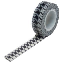 Trendy Tape Black Hounds Tooth
