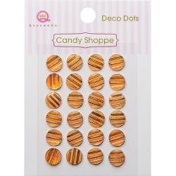 Queen & Co. - Candy Shoppe - Orange Deco Dots