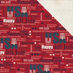 Stars and Stripes Echo Park Paper