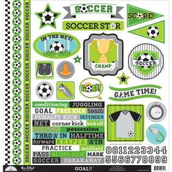 Soccer Cardstock Stickers