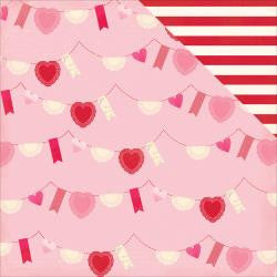 Valentine Bunting - Blowing Kisses