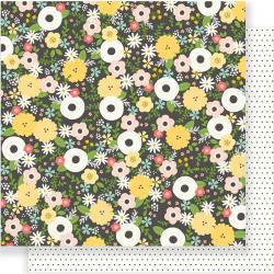 Chalkboard Floral - Spring Fling - Pebbles