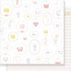 Baby Girl - Little You - 12 x 12 Scrapbook Paper