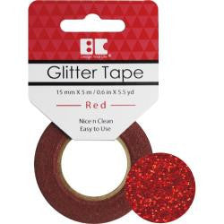 Glitter Tape Red