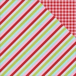 Simple Stories Paper - Christmas Magic - Mistletoe Kisses