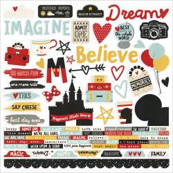 Combo Carstock Stickers- say cheese lll- simple stories