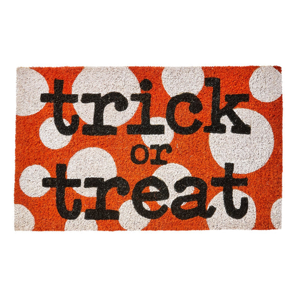 Trick or Treat Rubber Back Mat